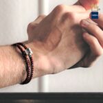 Urn - TB-BC9-XL Memento Bracelet (XL) Cord Ashes Bead Red-Black