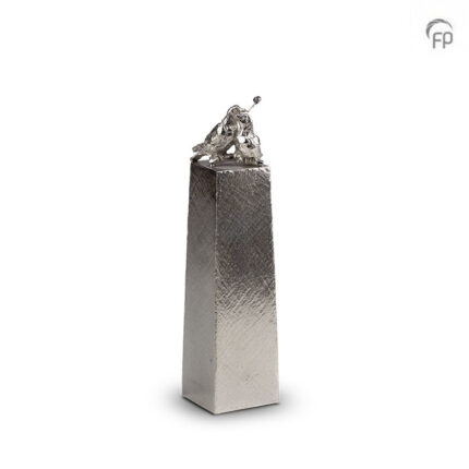 Urn - Tinnen asbeeld - Liefde voor altijd - zilver