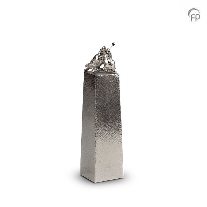 Urn - Tinnen asbeeld - Liefde voor altijd - zilver Urn - Tinnen asbeeld - Liefde voor altijd - zilver