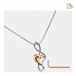Urn - TrebleClef Ashes Pendant Vermeil - zilver