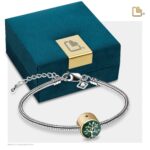 Urn - Tree Love Ashes Bead Vermeil - groen