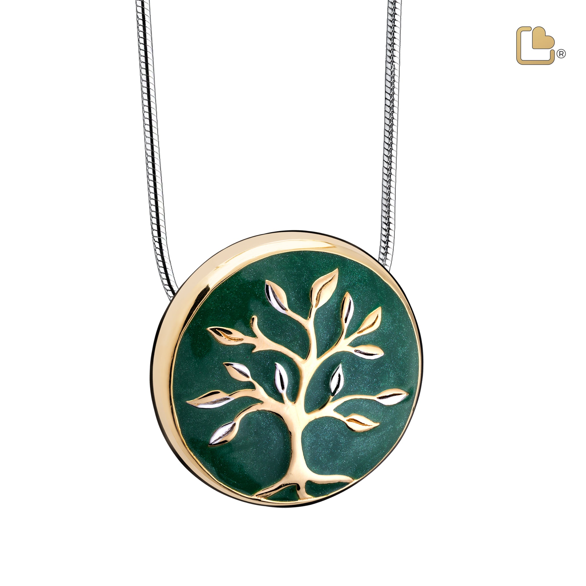 Urn - Tree Love Ashes Pendant Vermeil - groen Urn - Tree Love Ashes Pendant Vermeil - groen