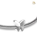 Urn - Vlinder Ashes Bead - zilver