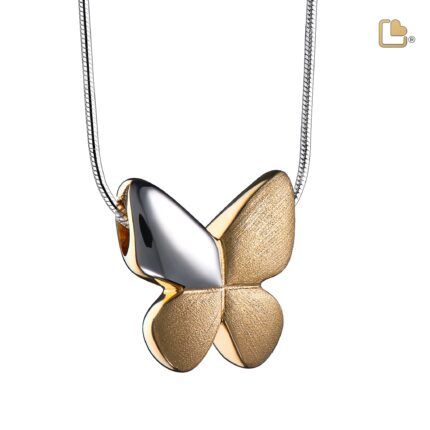 Urn - Vlinder Ashes Pendant Vermeil - zilver