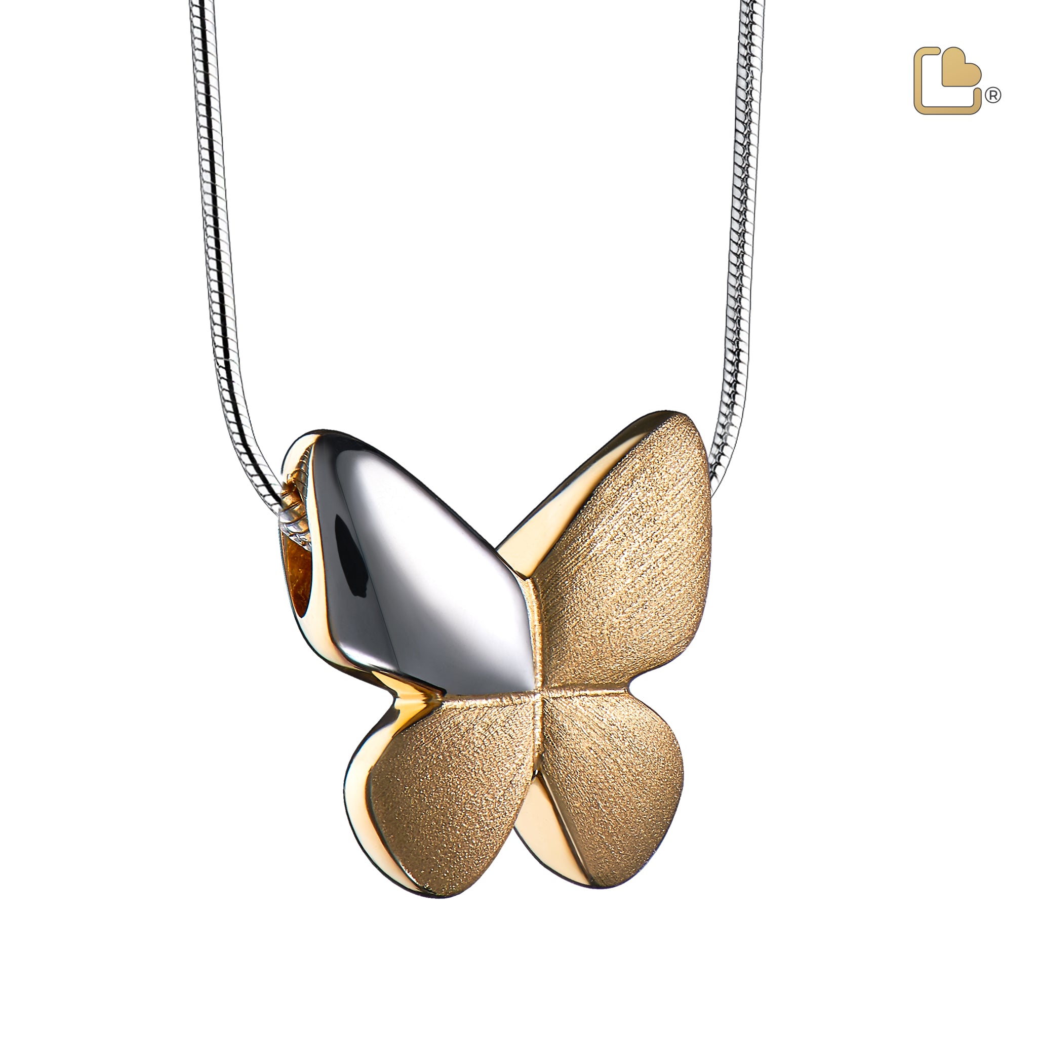 Urn - Vlinder Ashes Pendant Vermeil - zilver Urn - Vlinder Ashes Pendant Vermeil - zilver