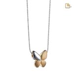 Urn - Vlinder Ashes Pendant Vermeil - zilver