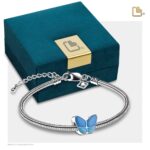 Urn - Wings of Hope Ashes Bead - blauw