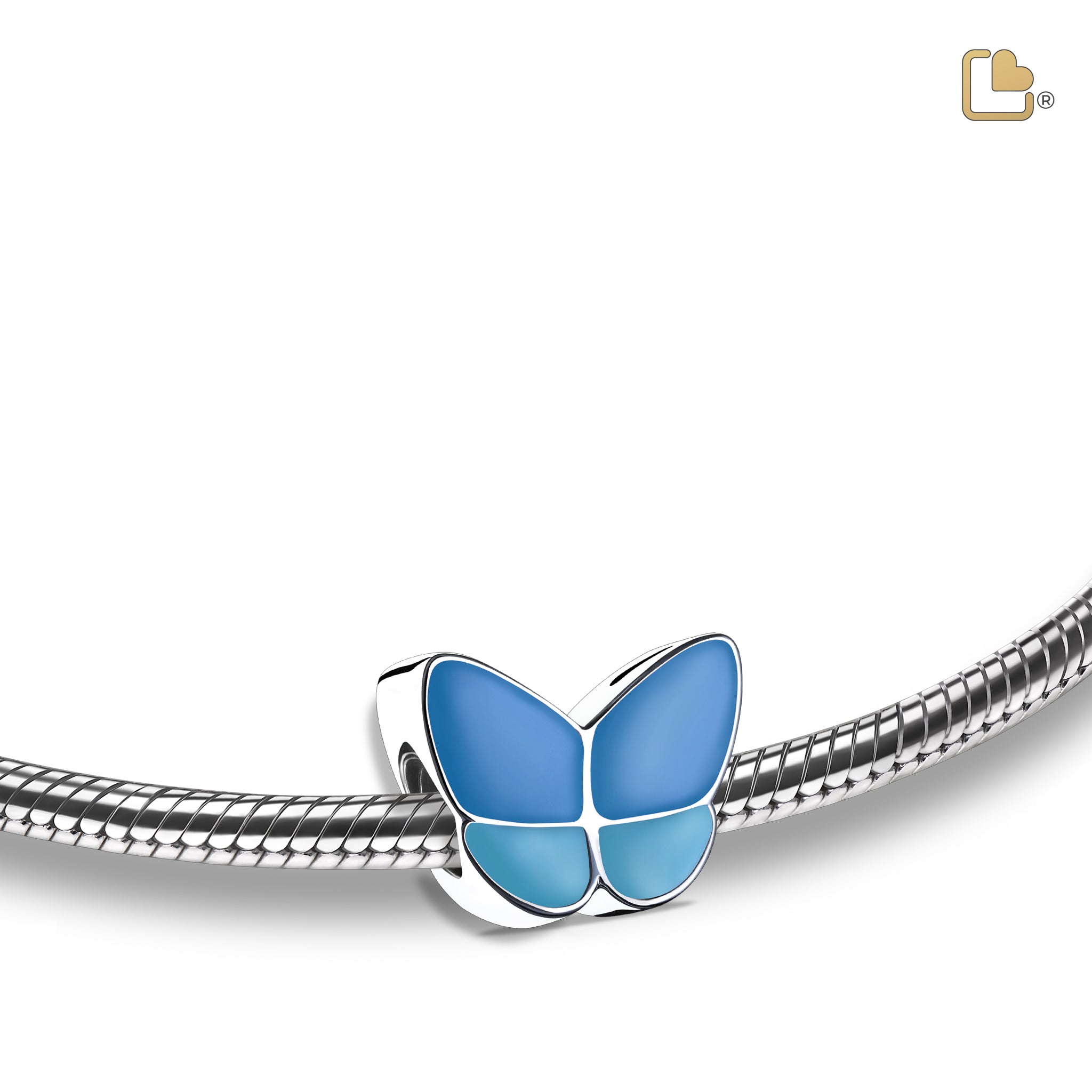 Urn - Wings of Hope Ashes Bead - blauw Urn - Wings of Hope Ashes Bead - blauw