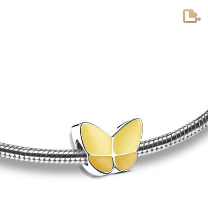 Urn - Wings of Hope Ashes Bead - geel