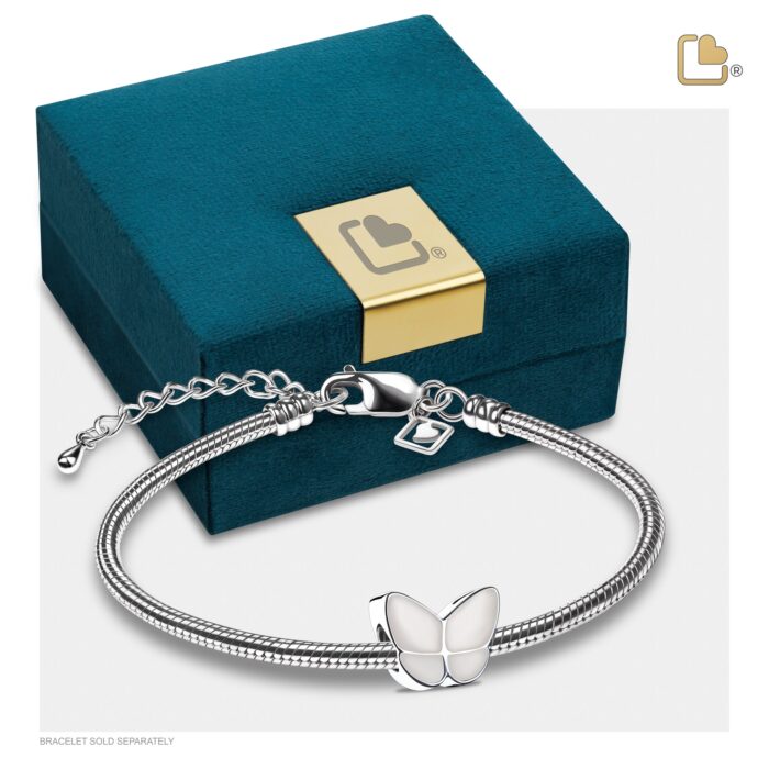 Urn - Wings of Hope Ashes Bead - wit