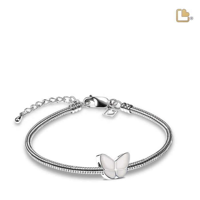 Urn - Wings of Hope Ashes Bead - wit