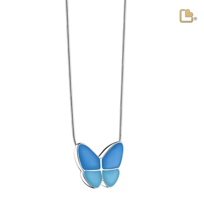 Urn - Wings of Hope Ashes Pendant - blauw