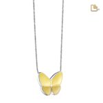 Urn - Wings of Hope Ashes Pendant - geel