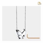 Urn - Wings of Hope Ashes Pendant - geel