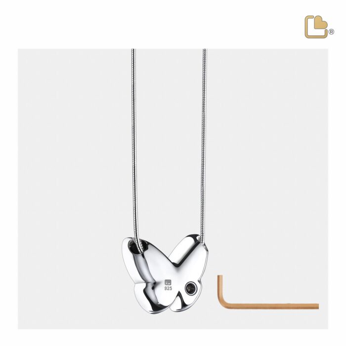 Urn - Wings of Hope Ashes Pendant - geel