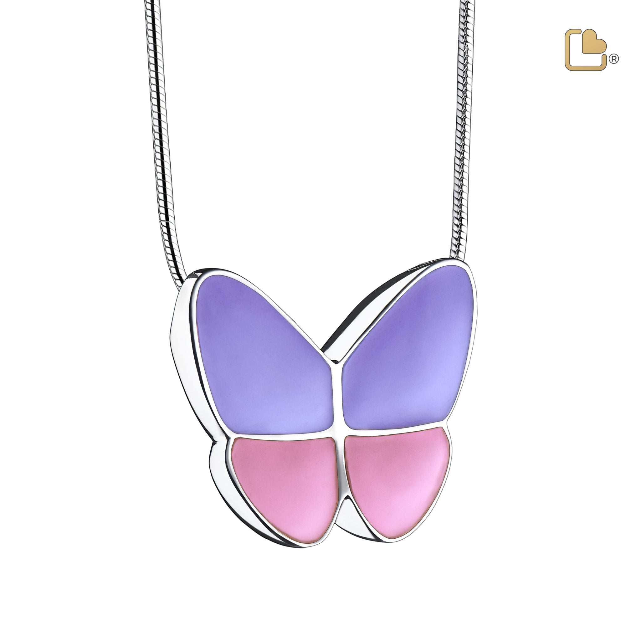 Urn - Wings of Hope Ashes Pendant - paars Urn - Wings of Hope Ashes Pendant - paars