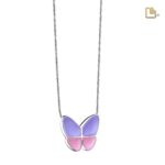 Urn - Wings of Hope Ashes Pendant - paars