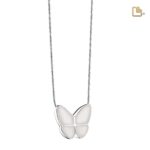 Urn - Wings of Hope Ashes Pendant - wit